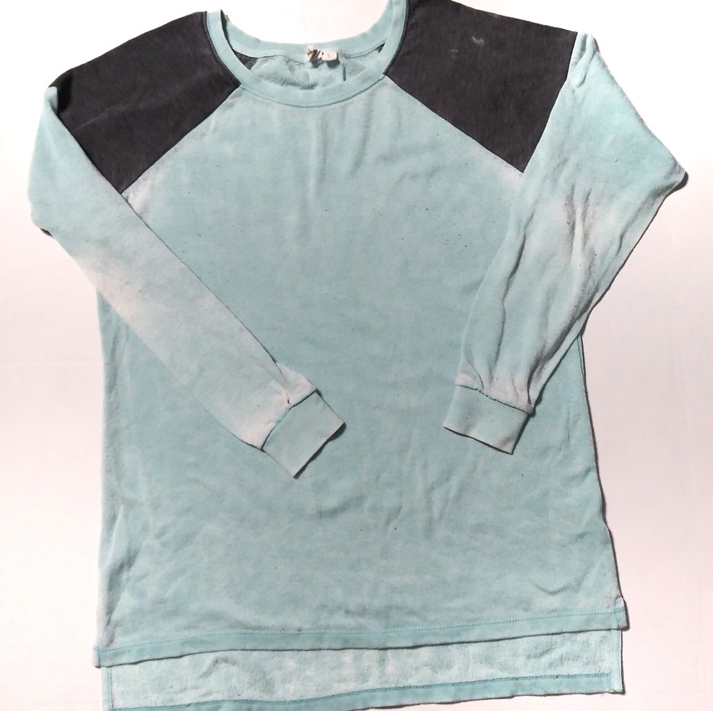 Distressed Long Sleeve Top